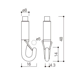 セフティSミニハンガーセットB (ワイヤロック機能付き)｜製品一覧 